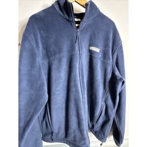Columbia Sportswear Company Men’s Size XL Full Zip Up Navy Blue Jacket